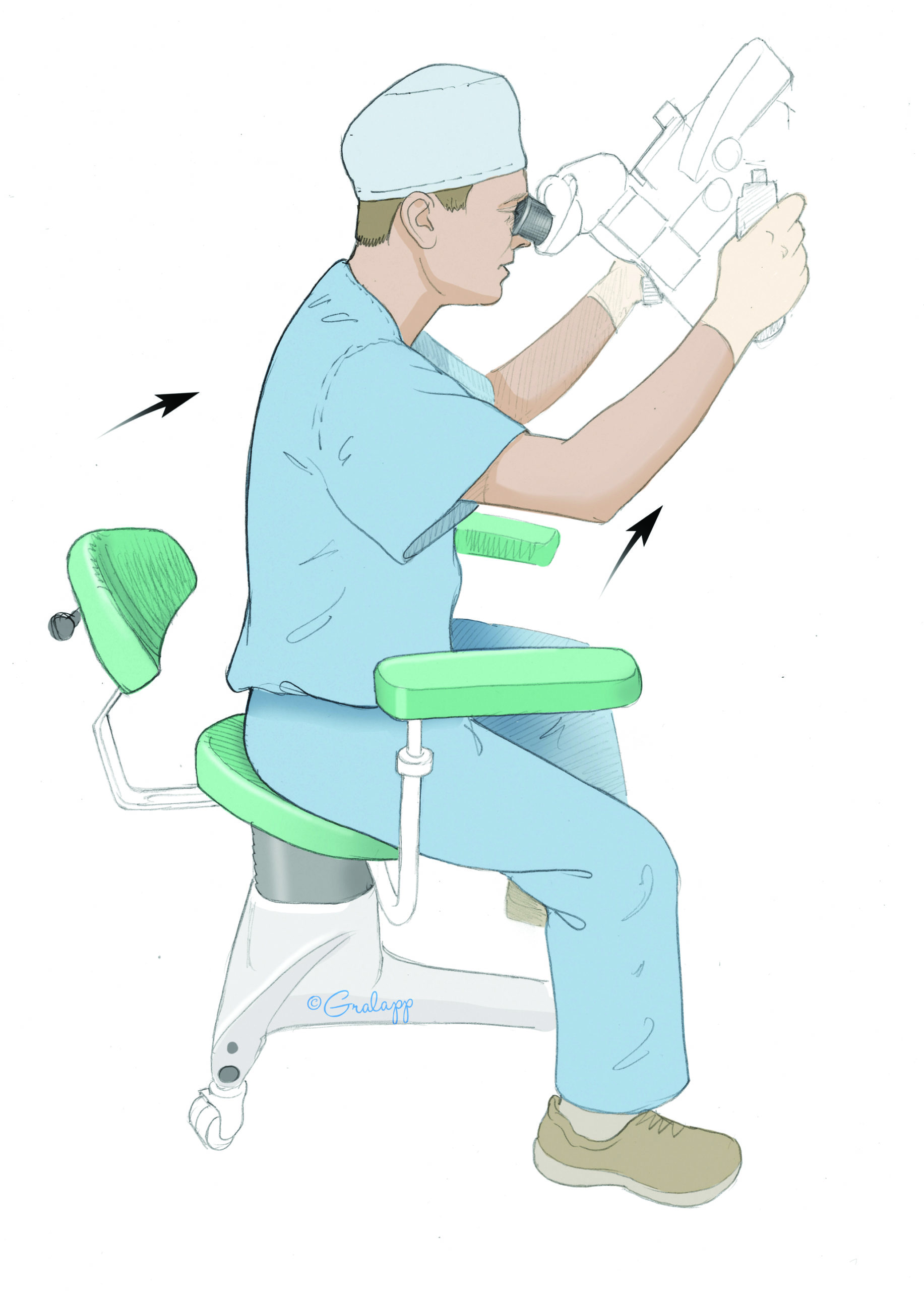 Forward leaning posture lacking in lumbar support puts stress on the lower back. Forward leaning posture lacking in lumbar support puts stress on the lower back.
