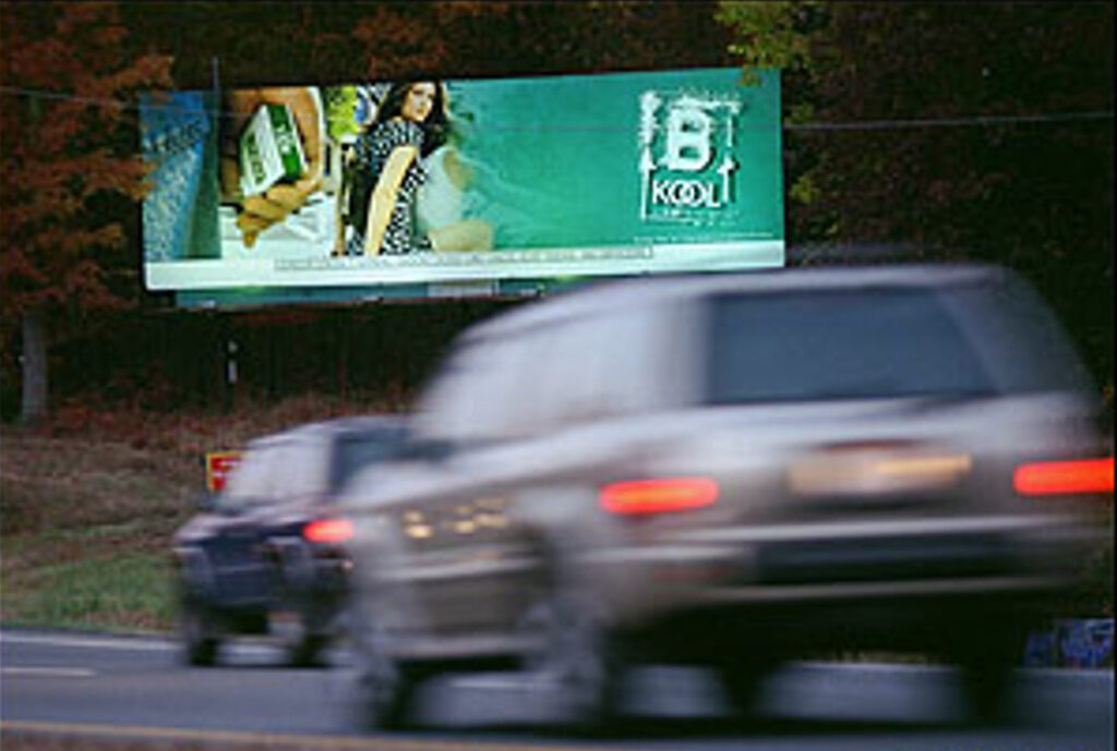 Billboards and signs