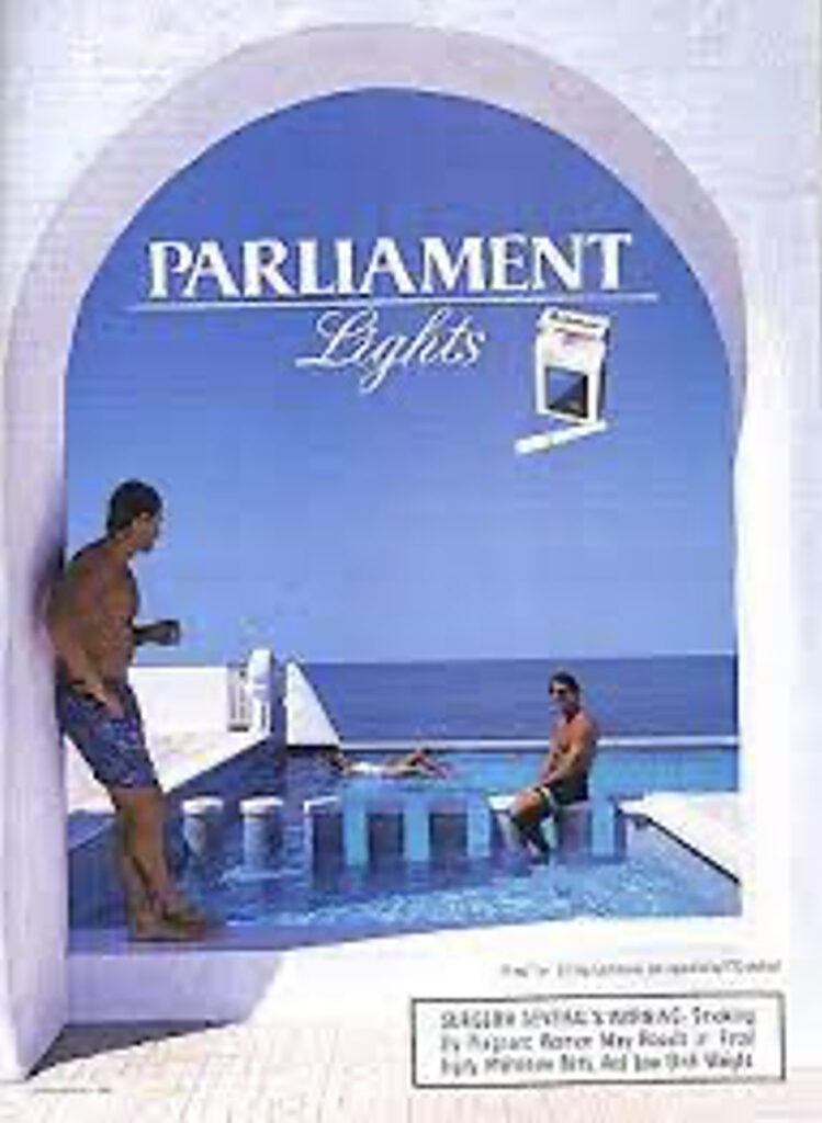 Parliament Advertisement in OUT Magazine