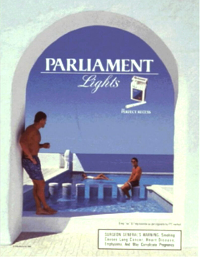 Parliament Advertisement in OUT Magazine