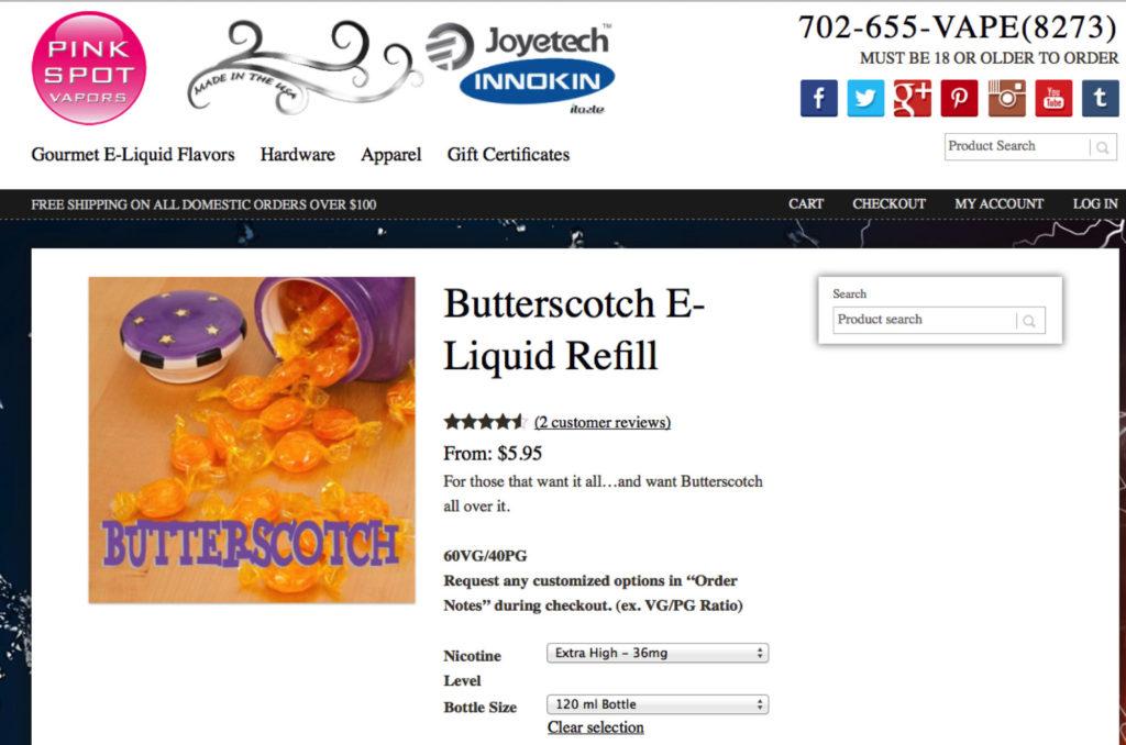 High Nicotine Flavors – img23696