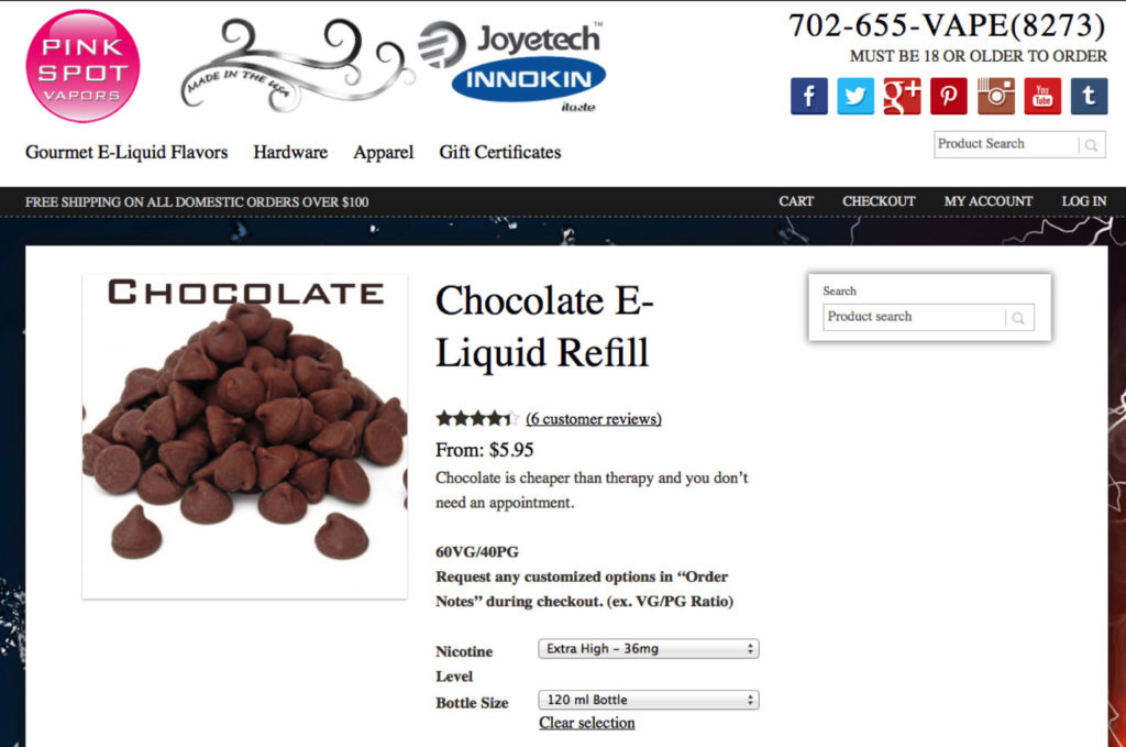 High Nicotine Flavors – img23697