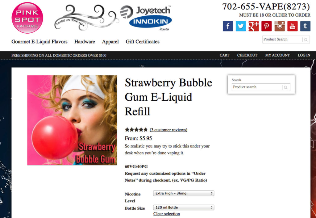 High Nicotine Flavors – img23698
