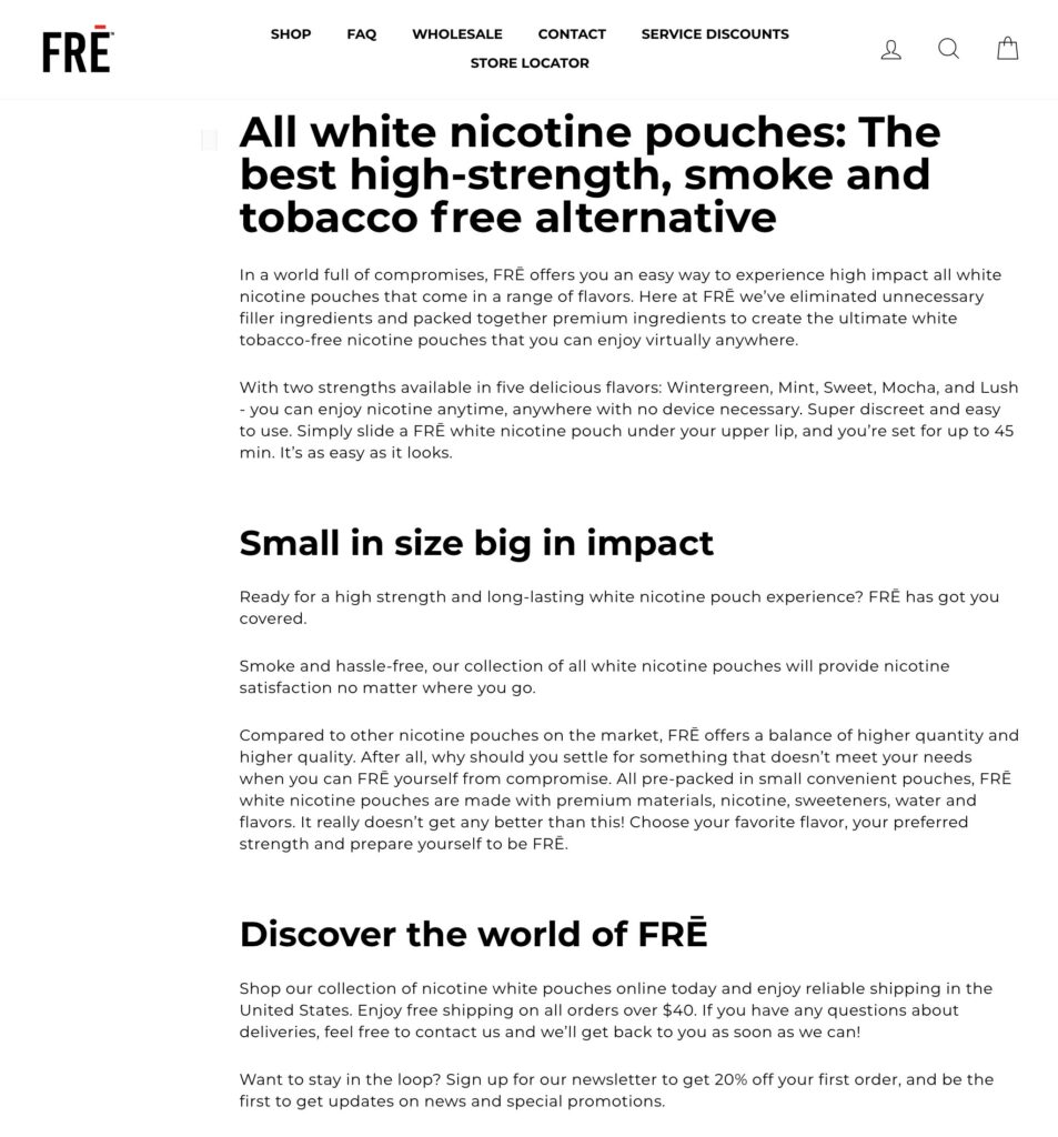 Pouches / Synthetic